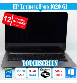 HP Elitebook Folio 1020 G1 12,5″ Full HD M-5Y51 8GB – 256 GB SSD - EN