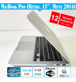 Apple MacBook Pro (Retina, 13", 2014, A1502) Silber - Mit Garantie
