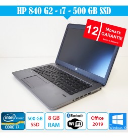 HP EliteBook 840 G2 - i7 5600U - 500 GB SSD - 8 GB DDR3 - Office 2019 - Mit Garantie