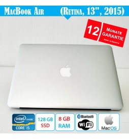 Apple MacBook Air (13", Mitte 2015) Silber - Mit Garantie