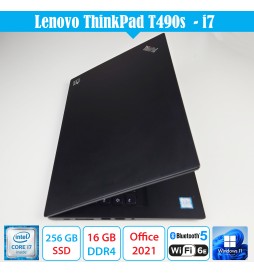 Lenovo ThinkPad T490s Laptop i7-8665U 16GB RAM 256GB SSD 14" Full HD Windows 11 Refurbished