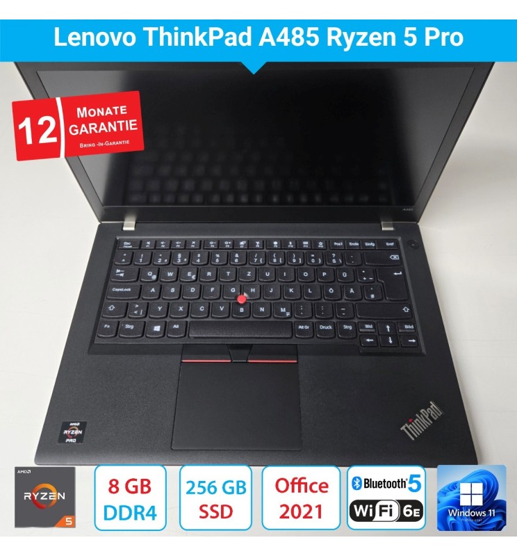 Lenovo ThinkPad A485 Ryzen 5 Pro 256 GB 8 GB